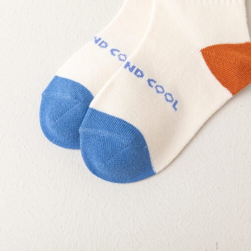 Kids Socks Boys Socks – Children’s Cartoon Bear & Striped Mid-Calf Socks 0-12 Years Old for Boys - Image 7