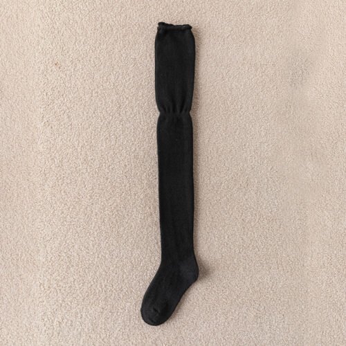 【1 Pair Pack】Girls Socks Thigh-High Slouchy Socks - Light Compression, Slimming & Non-Slip Design for Spring, Autumn & Winter - Image 5