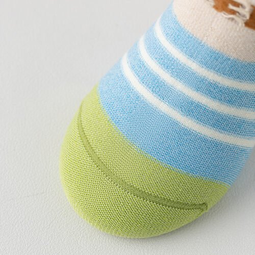 Kids' Cartoon Animal Cotton Socks – Soft, Durable Mid-Calf Socks for Boys & Girls (5-Pack) - Image 3